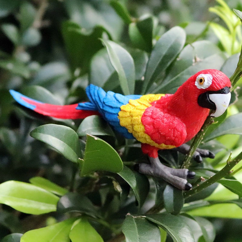 Simulation Parrot Animal Model Ornaments Children's Toys