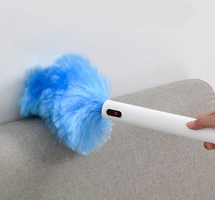 Portable Feather Duster Electric Retractable Household Dust Removal Brush