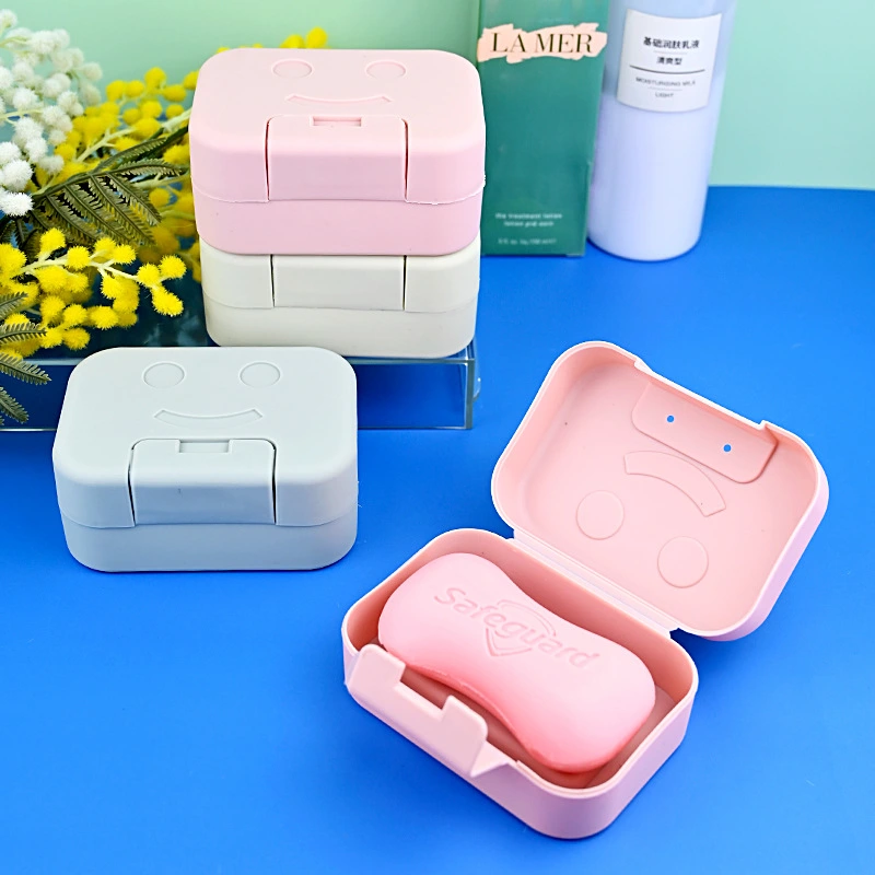 Soap Box Plastic Portable Soap Storage Box