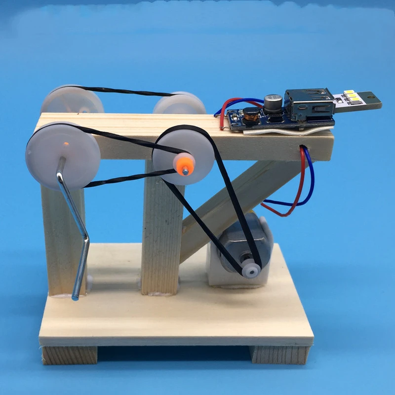 Self-made Device For Experimental Model Of Hand-cranked Generator