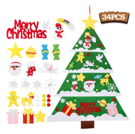 DIY Christmas Tree Felt Three-dimensional Children's Handmade