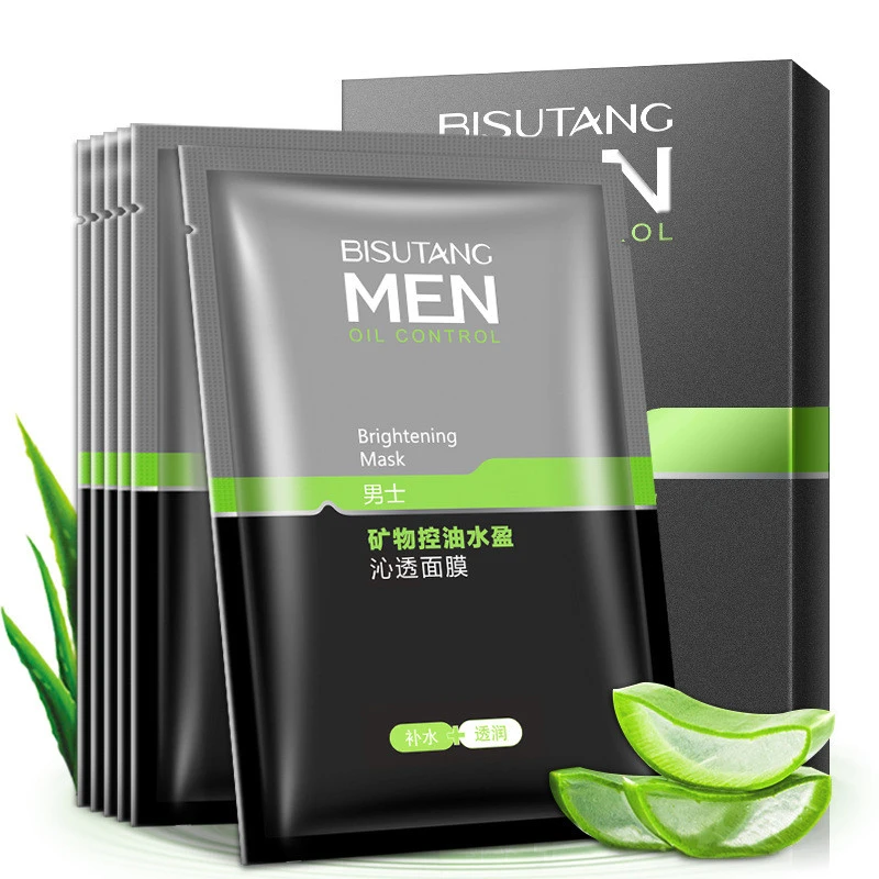 Mineral Water Moisturizing And Refreshing Facial Mask For Men