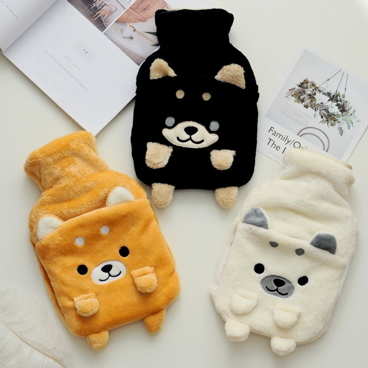 Dog Plush Jacket Water-filled Creative Warm Handbag