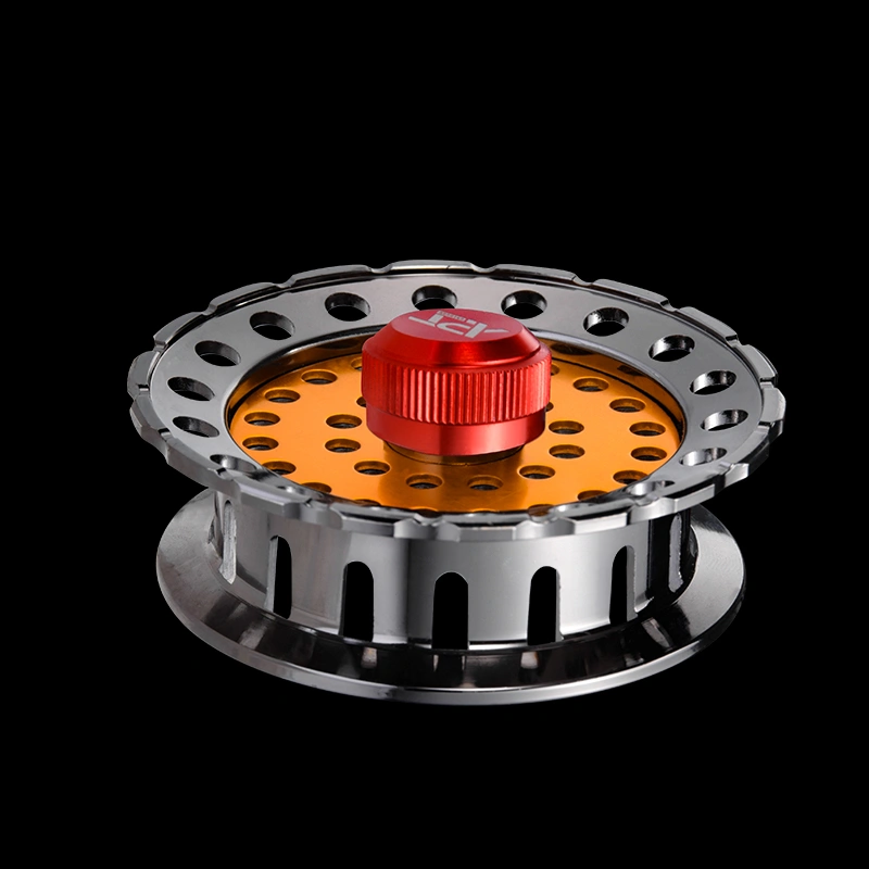 With Venting Force All Metal Fly Fishing Reel Center Wheel