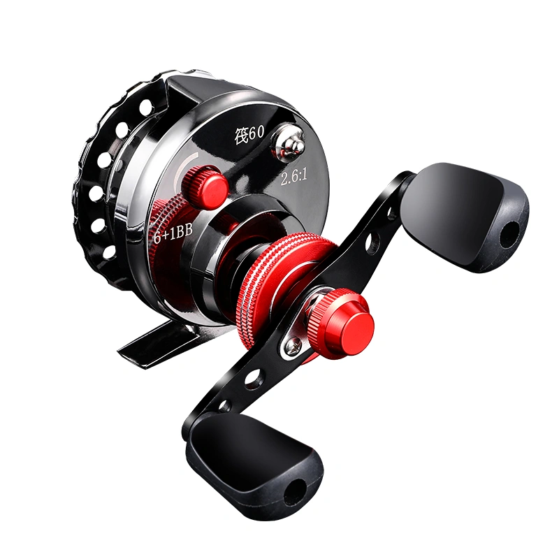 With Venting Force All Metal Fly Fishing Reel Center Wheel