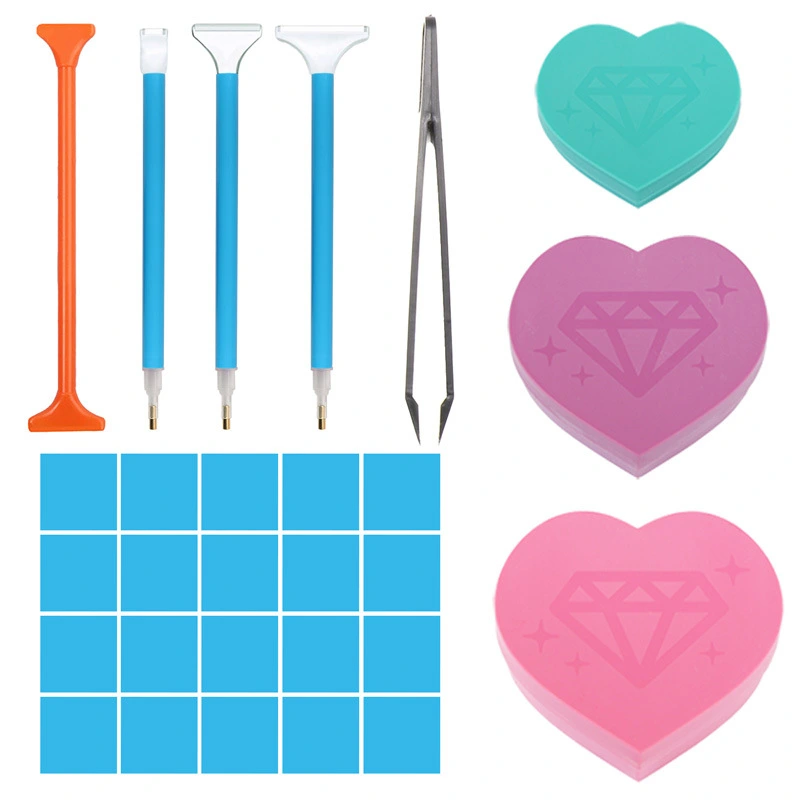 Diamond Painting Tool Set Heart-shaped Diamond Plate