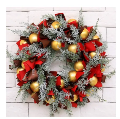 Shopping Mall Hotel 40CM Christmas Wreath Pendant