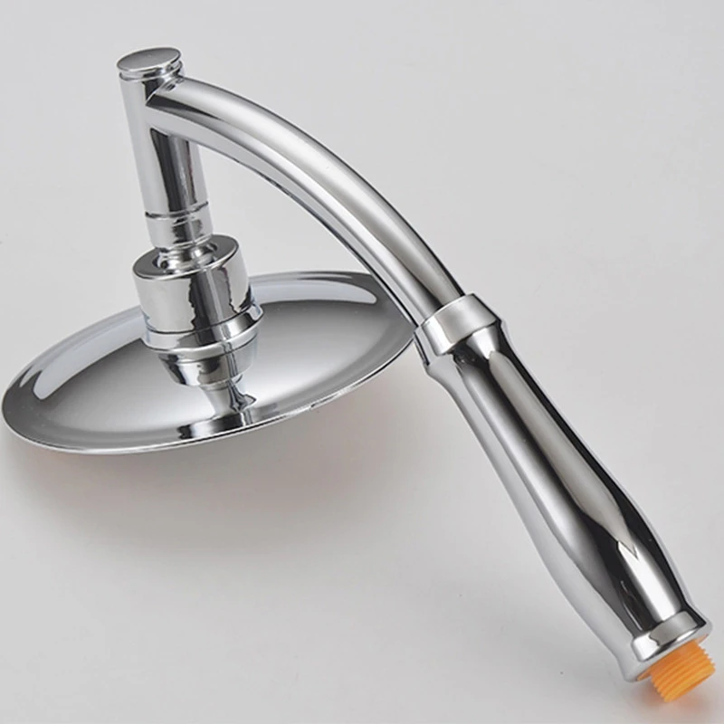 Hand-held 6inch Supercharged Shower Head With Universal Sprinkler