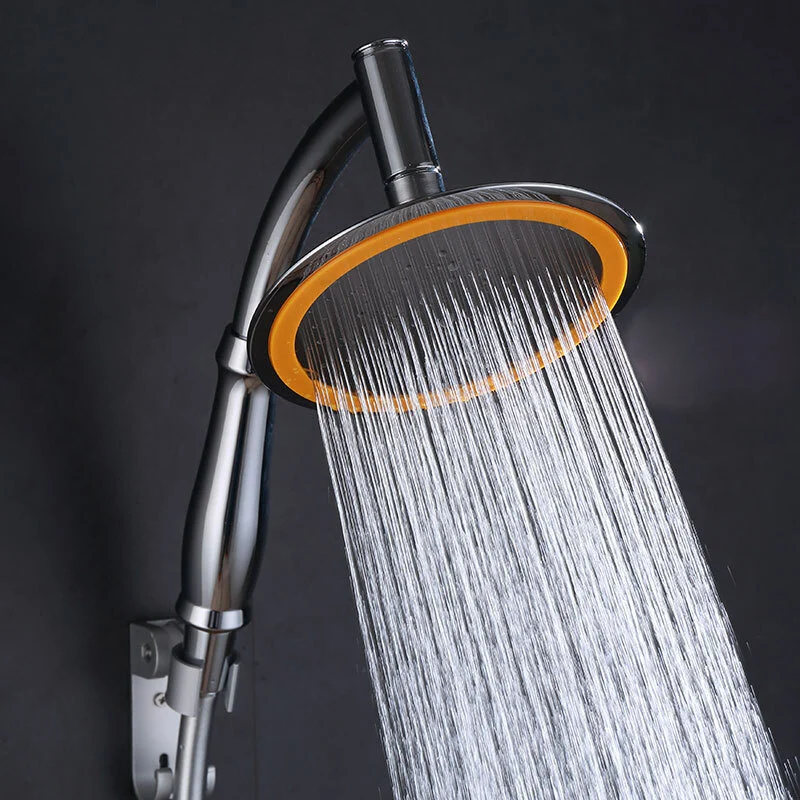 Hand-held 6inch Supercharged Shower Head With Universal Sprinkler