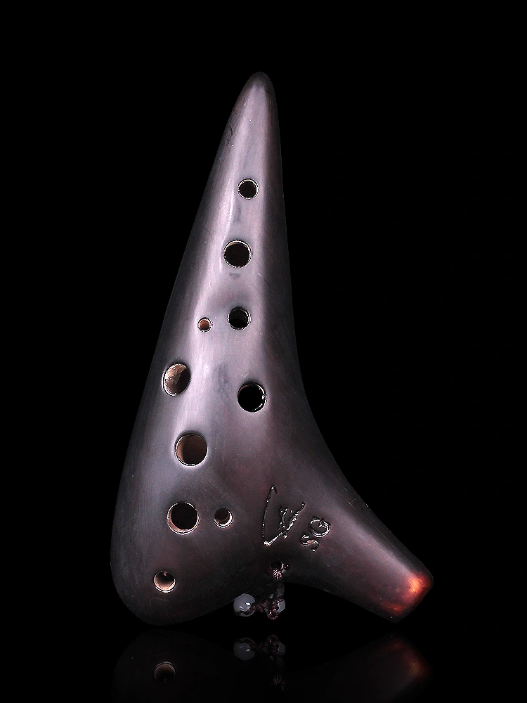 Fengya Ocarina Smoked 12 Hole Soprano G Ocarina Performance Grade 12 Hole SG Ocarina