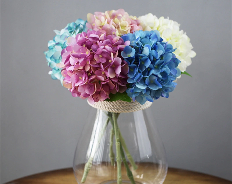 Hydrangea Simulation Single Branch Photo Studio Wedding Flower Wall