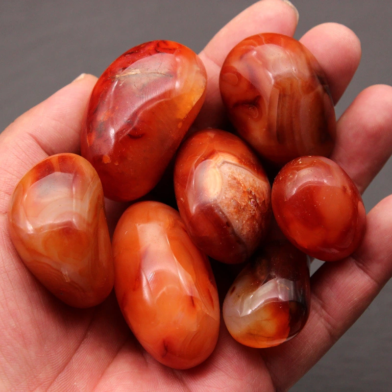 Play With Natural Red Agate Rough Stone Ornaments