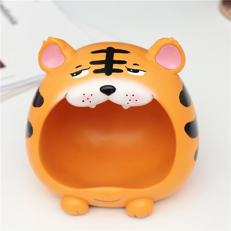 Creative Ugly Cute Tiger Storage Box Decoration