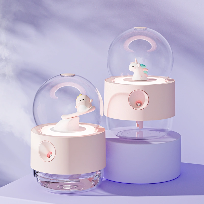 Three In One Rotating Crystal Ball Humidifier Wireless Large Capacity