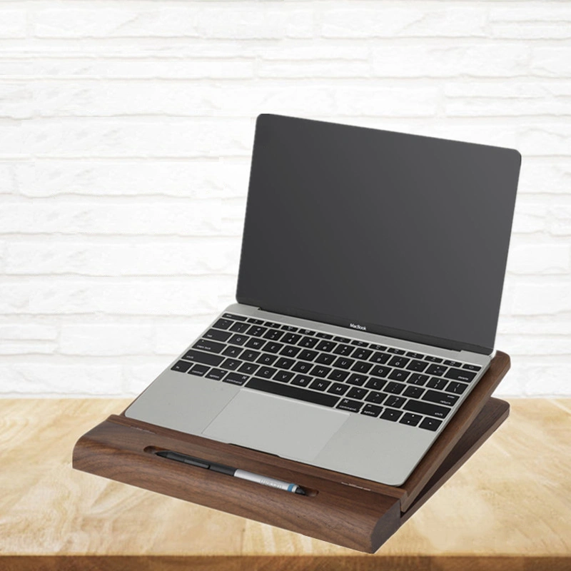 Notebook Computer Stand Solid Wood Foldable Portable