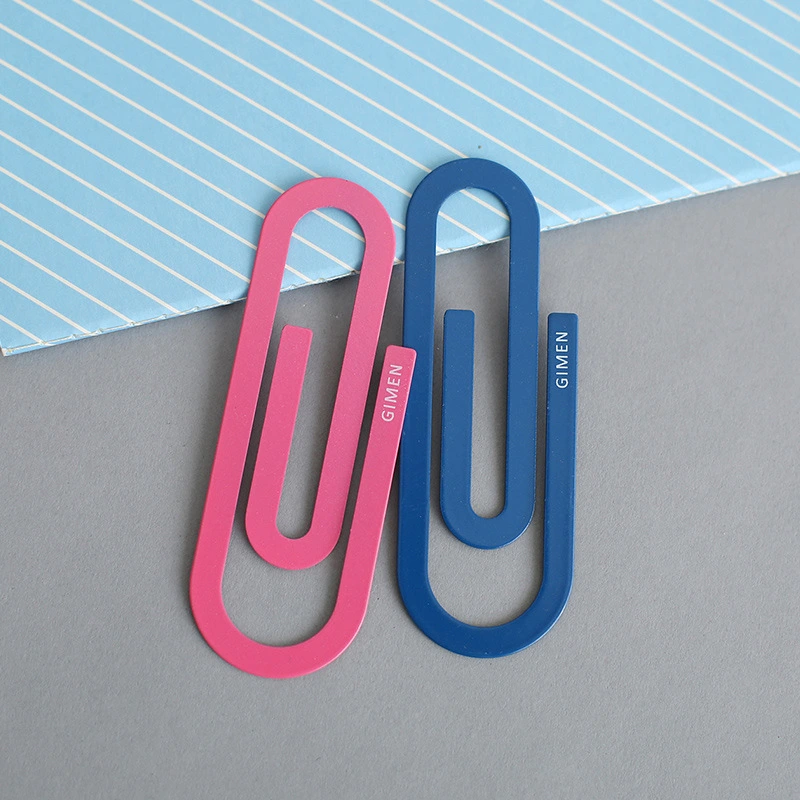 Iron Paper Clip Bookmark School Supplies