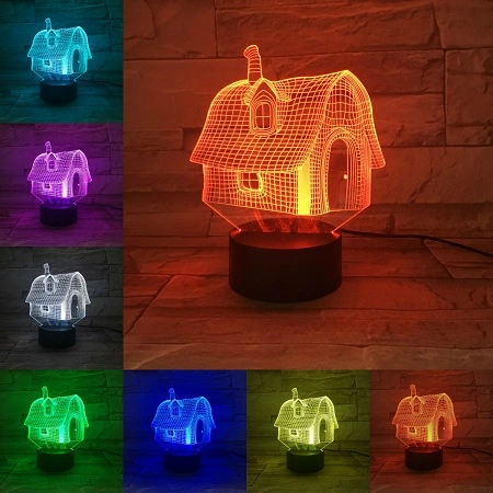 Colorful Touch Remote Control LED Visual Light