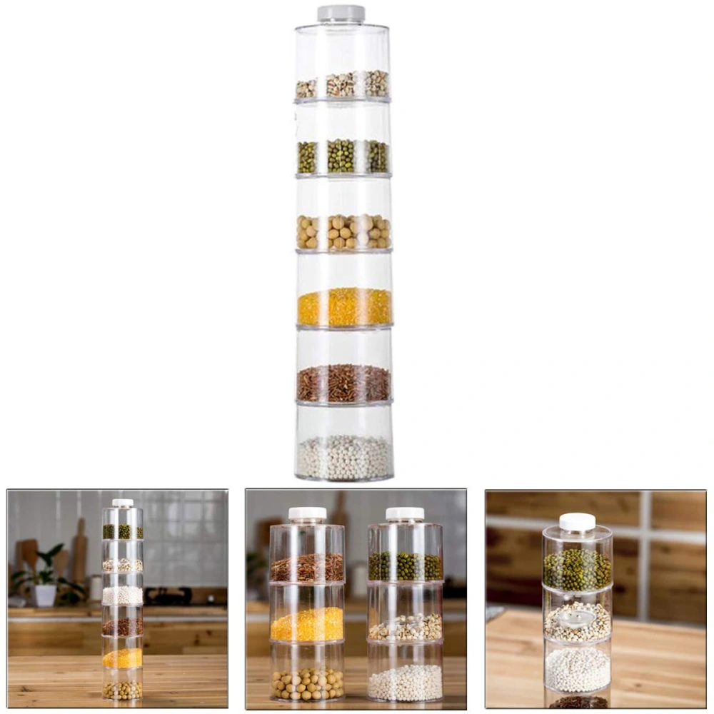 Tower - Shaped Transparent Superimposed Condiment Bottle