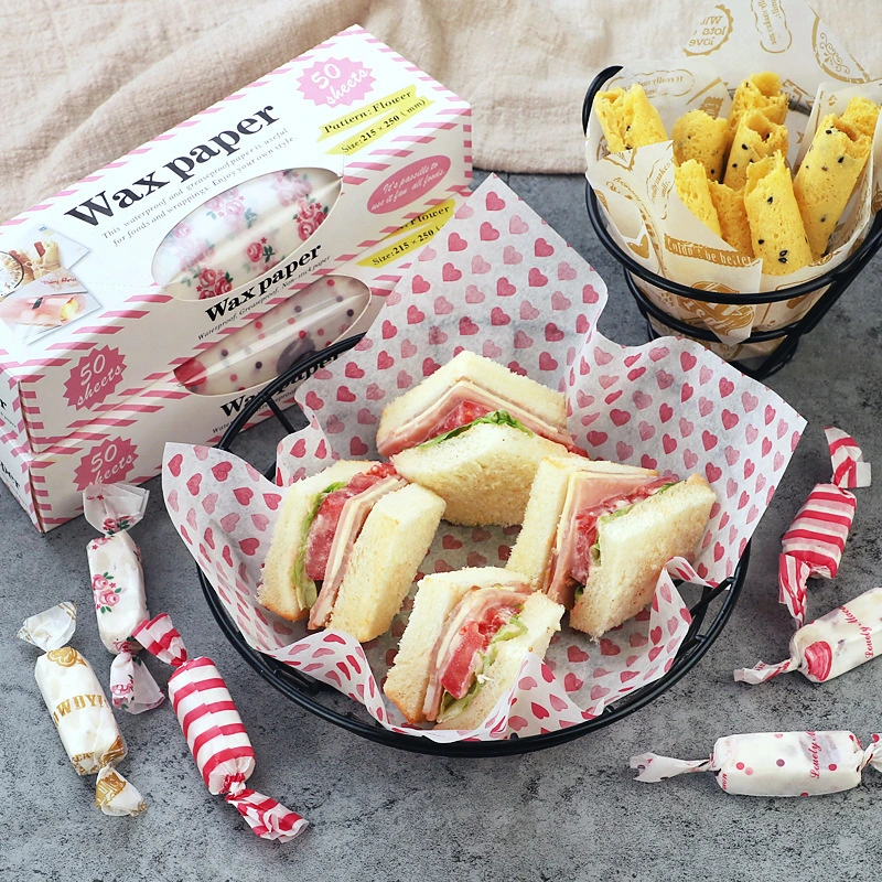 Wax Paper Food Wrapping  Snack Pad