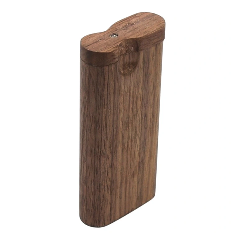 Wooden Cigarette Case With Ceramic Cigarette Metal Rod