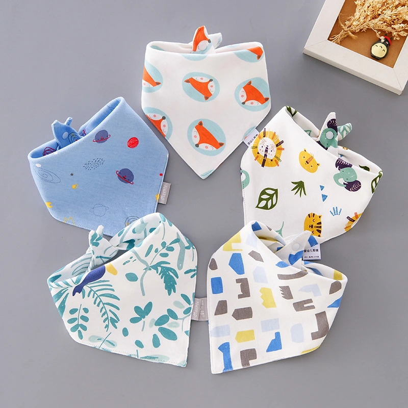 Cotton Bib Children Waterproof Bib Scarf Combination