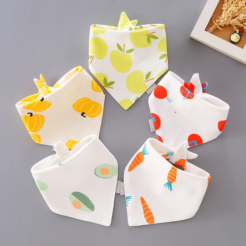 Cotton Bib Children Waterproof Bib Scarf Combination