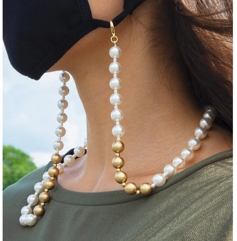 Mask Anti-lost Multi-purpose Lanyard Pearl Chain