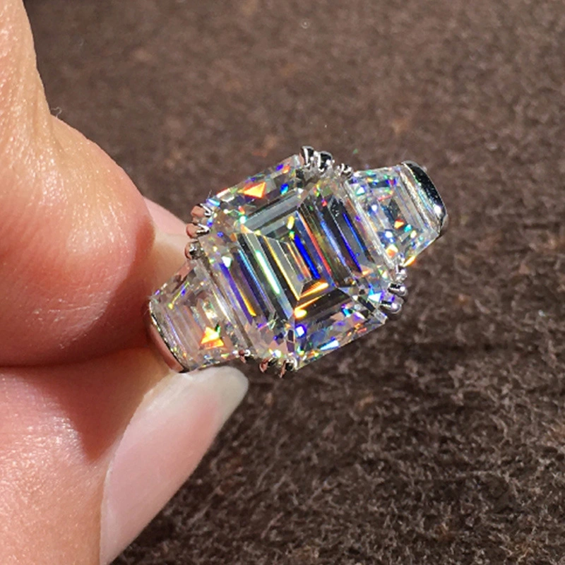 Geometry Series Princess Diamond Ring Women