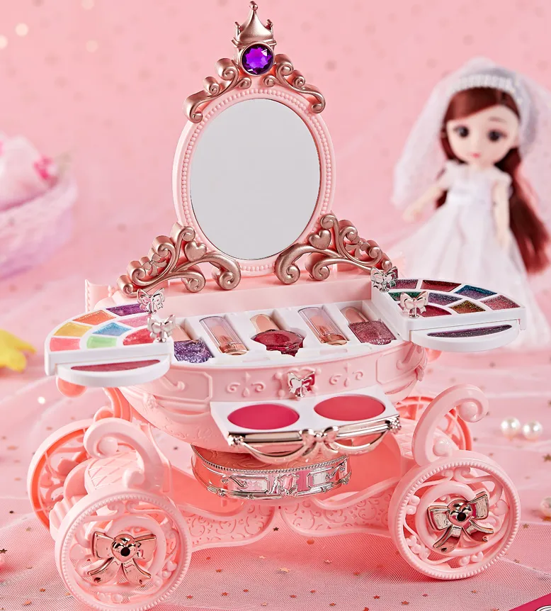 Girl's Toy Makeup Box Nail Polish