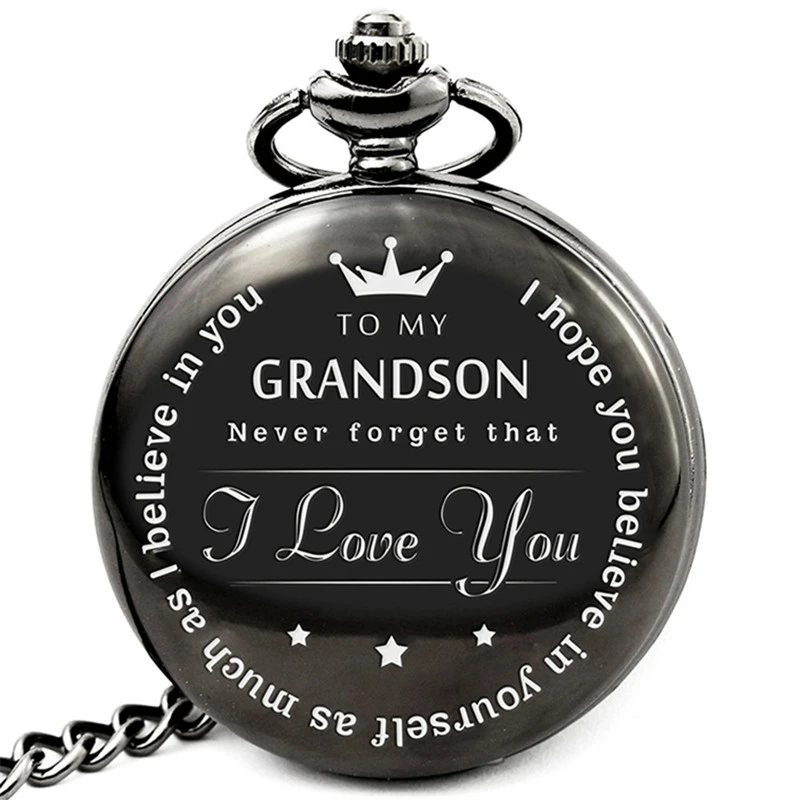 To My Grand Son Mother's Day Fashion Pocket Watch