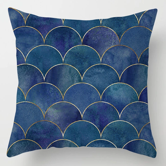 Marble Pattern Home Sofa Cushion Cover