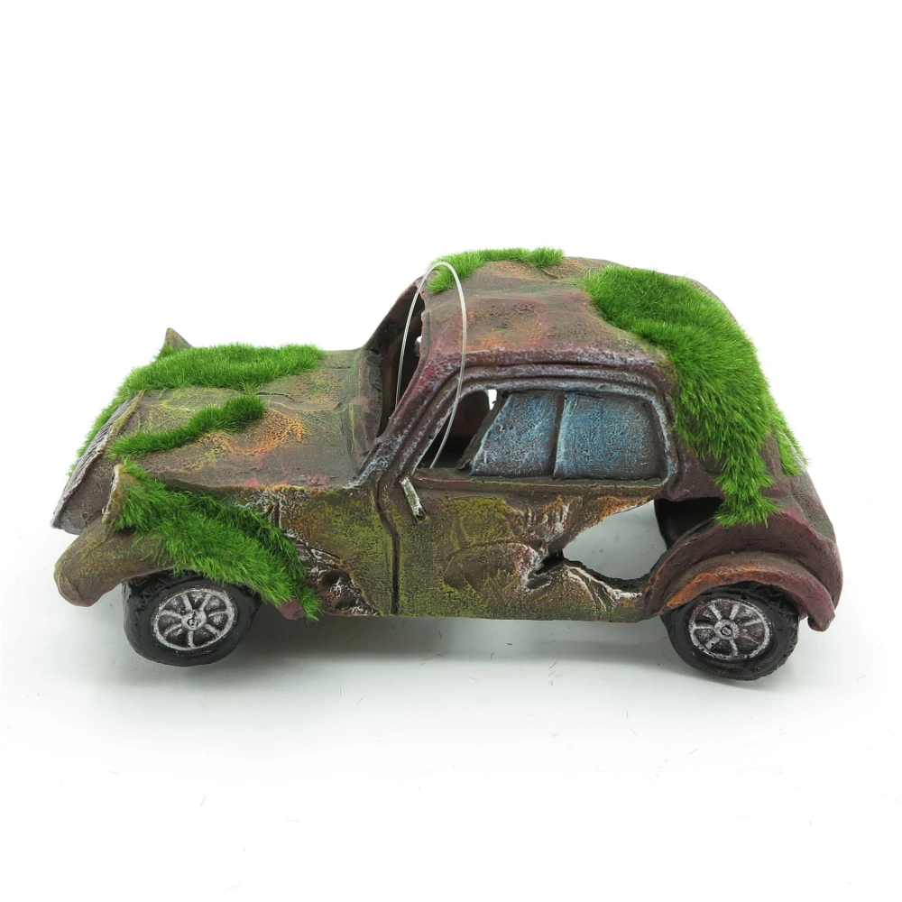 Flocking Moss Moss Vintage Car Antique Car Fish Tank Landscaping Decoration