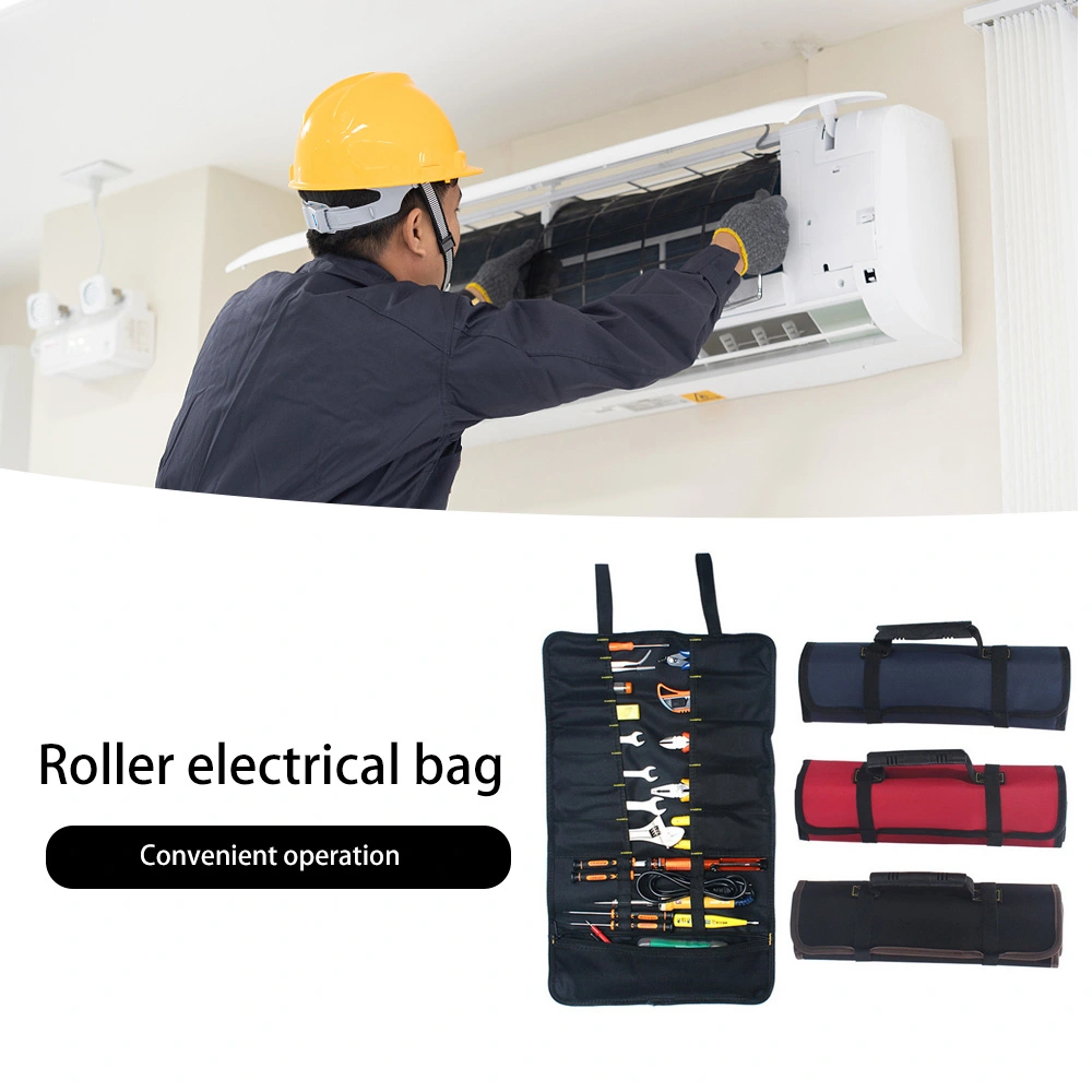 Reel Type Electrician Storage Bag Thick And Wear-resistant