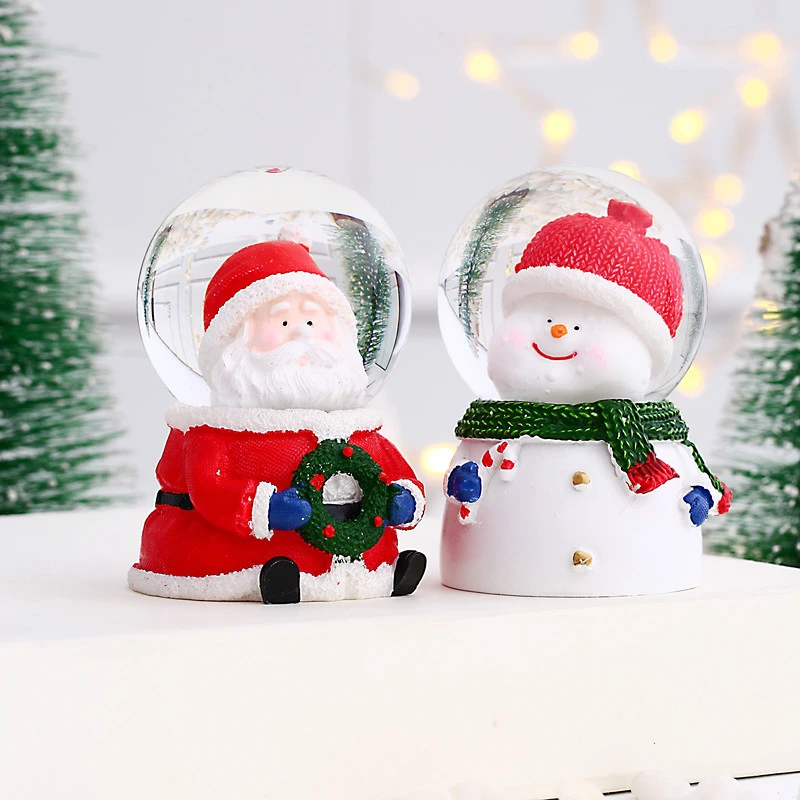 New Santa Claus Crystal Ball With Lights