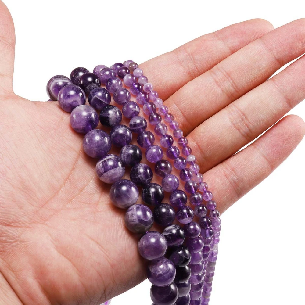 Fantasy Amethyst DIY Jewelry Accessories Purple Crystal Loose Beads