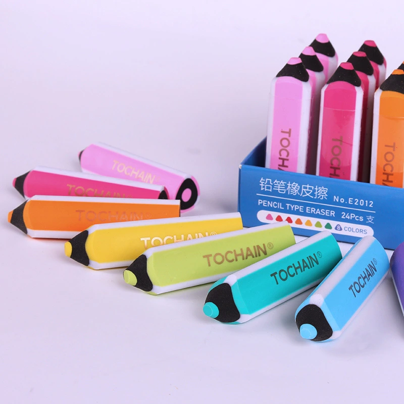 Student School Supplies Round Pencil Eraser