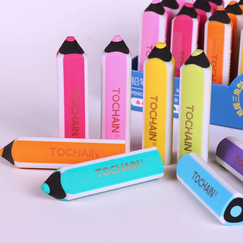 Student School Supplies Round Pencil Eraser