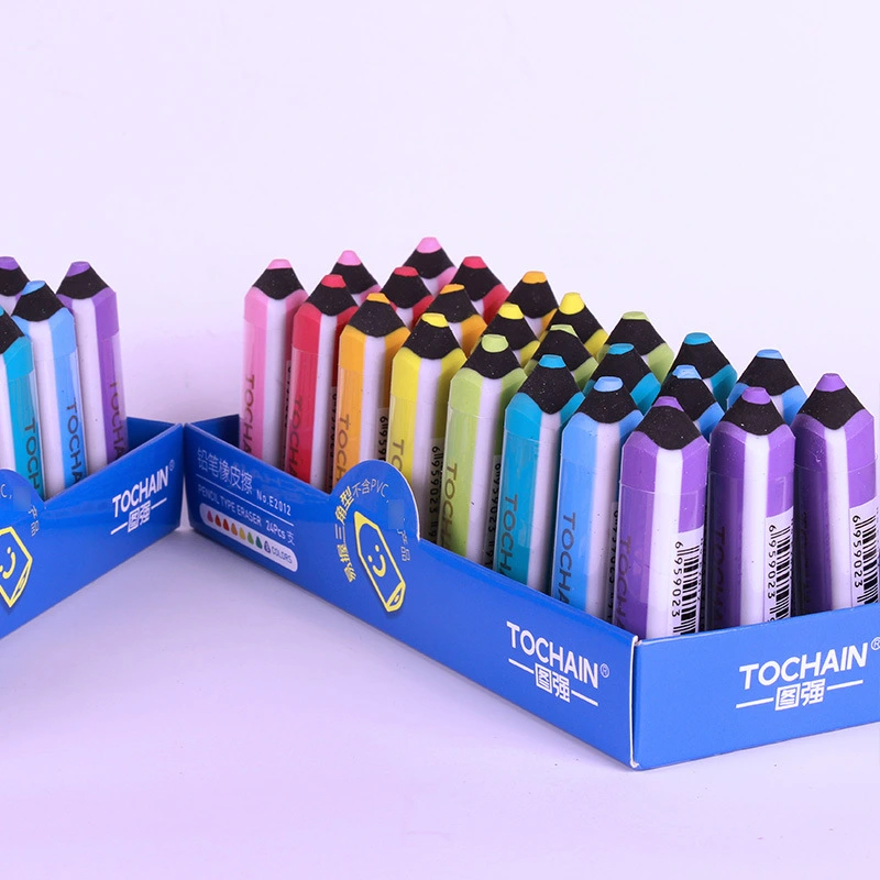 Student School Supplies Round Pencil Eraser