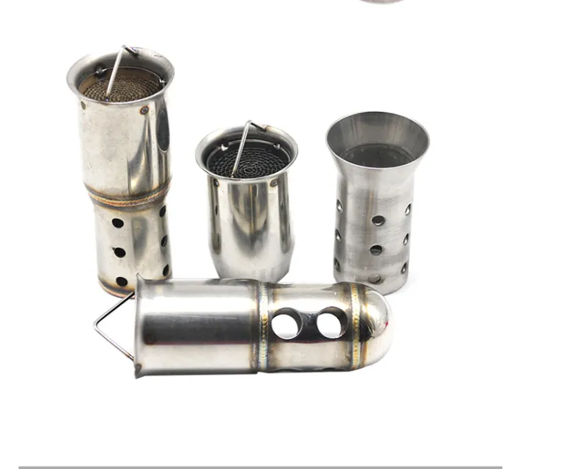 Motorcycle Exhaust Pipe Modified Muffler Porous Sound-reducing Plug Back Pressure Core Mute Catalyst