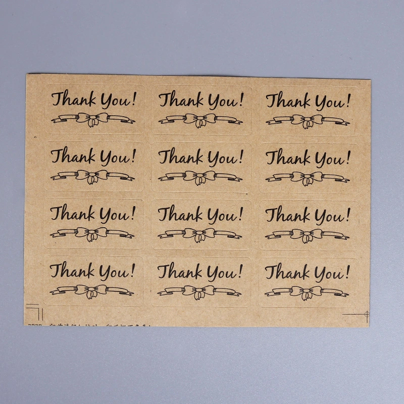 Kraft Paper THANKYOU Bow Tie New Style