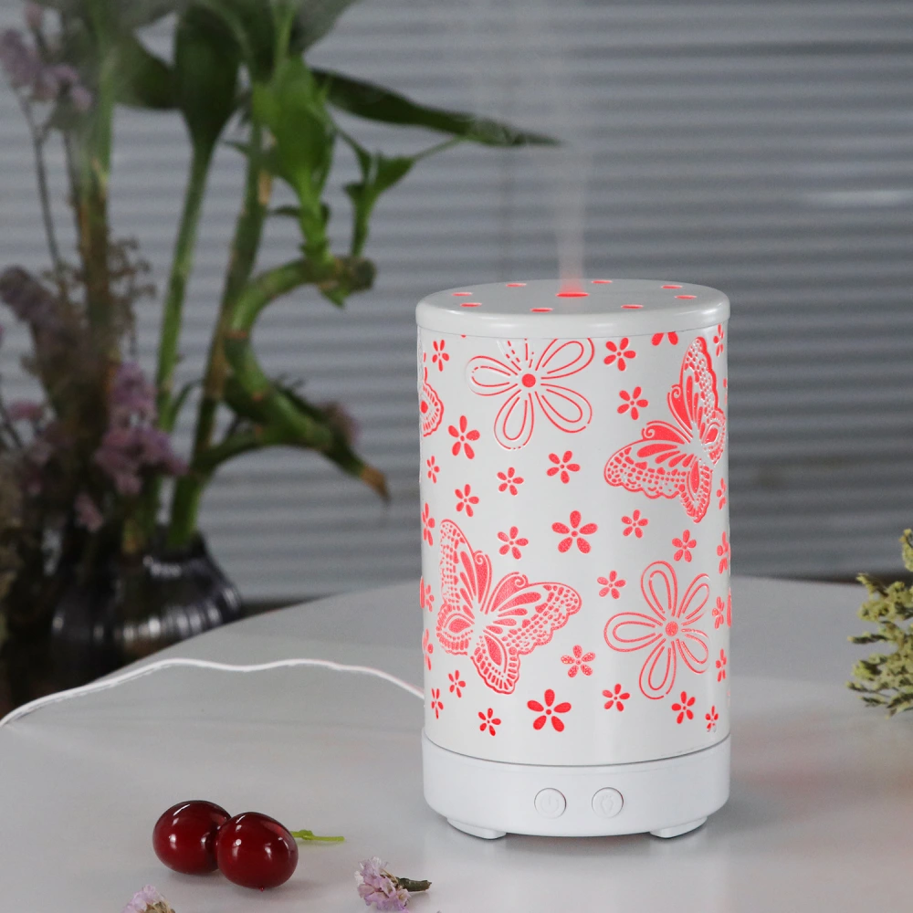 Creative Butterfly Pattern Wrought Iron Aroma Diffuser Humidifier