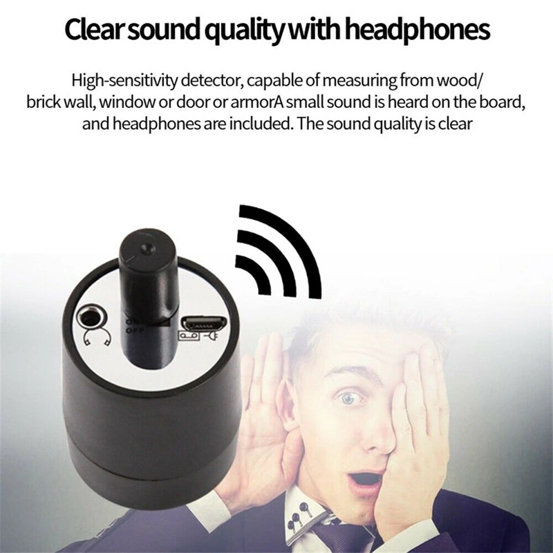 Listen To The Sound Amplifier Underground Wall Xiaohei Listen To The Water Leak Detector