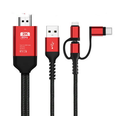 Type  Mobile Phone To TV With Screen Line
