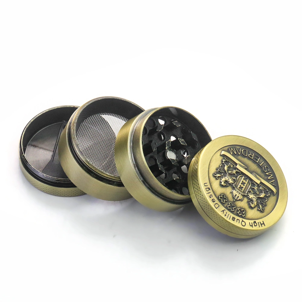 Carved Lion  Grinder Portable Manual Cigarette Crusher