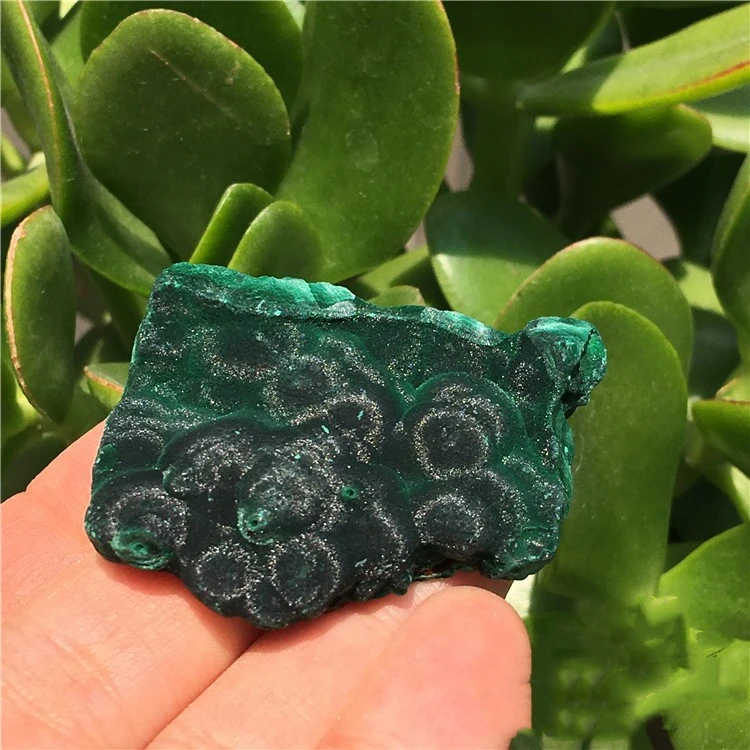 Natural Malachite Rough Stone Mineral Specimen Crystal