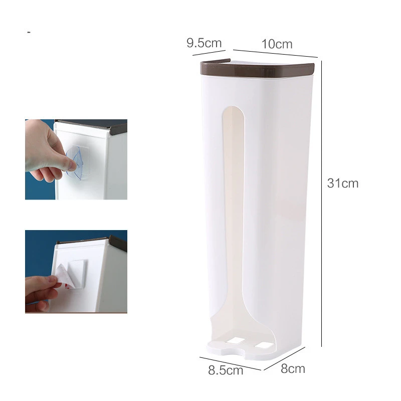 Garbage Bag Storage Box Artifact Perforation-free Wall Hanging