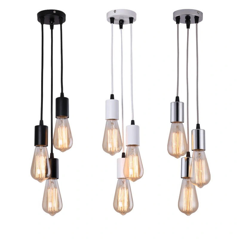 Creative Weaving Wrought Iron Multi-head Chandelier