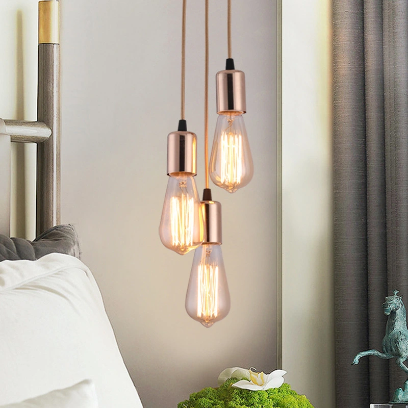Creative Weaving Wrought Iron Multi-head Chandelier