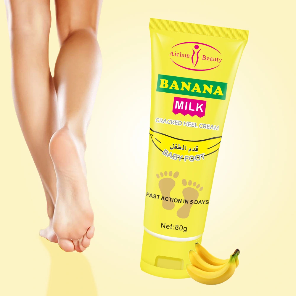 Banana Foot Cream Moisturizes And Prevents Cracking