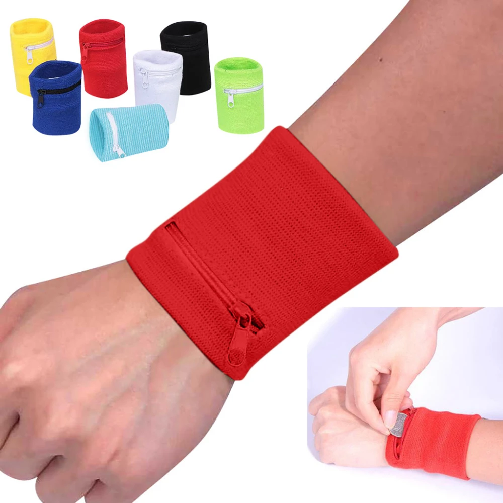 Flat Wristband Adult Zipper Wristband